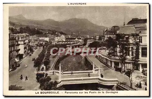 La Bourboule Cartes postales Panorama sur les ponts sur la Dordogne