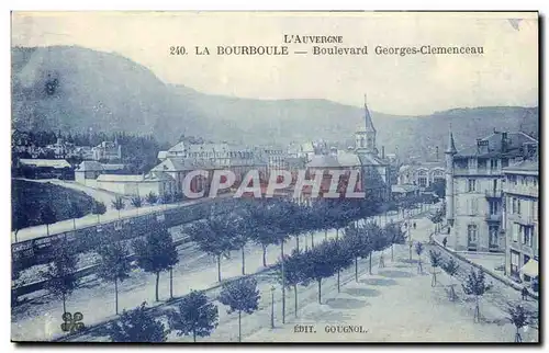 La Bourboule - Boulevard Georges Clemenceau - Ansichtskarte AK