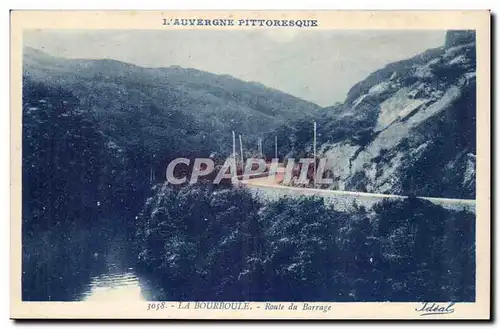 La Bourboule - Route du Barrage - Ansichtskarte AK