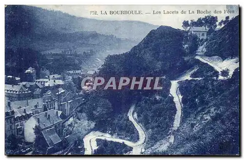 La Bourboule - Les Lacets de la Roche des Fees - Cartes postales