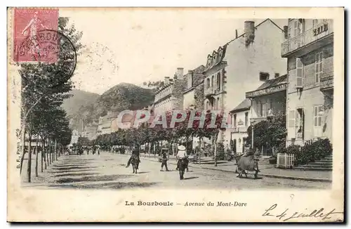 La Bourboule - Avenue de Mont Dore - Cartes postales