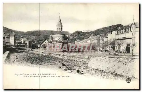 La Bourboule - Vue d&#39ensemble prise du pont des cascades - Bridge - Cartes postales