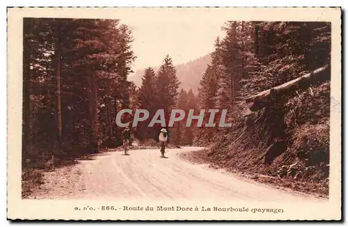 La Bourboule - Route de Mont Dore - Cartes postales