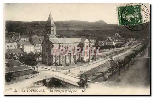 La Bourboule - Le Dordogne et l&#39Eglise - Cartes postales