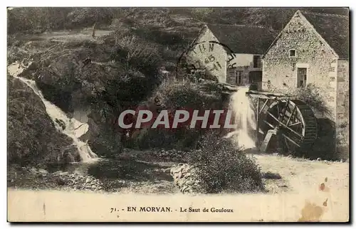 Ansichtskarte AK En Morvan Le saut du Gouloux (moulin mill)