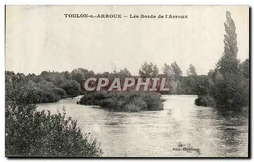 Toulon sur Arroux Ansichtskarte AK Les bords de l&#39Arroux