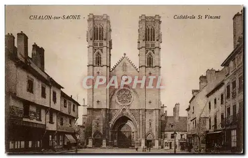 Chalon sur Saone Cartes postales Cathedrale St Vincent