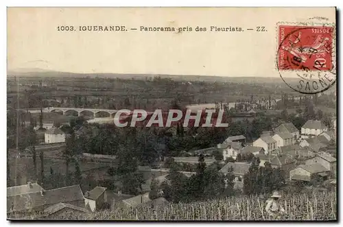iguerande Cartes postales Panorama des Fleuriats