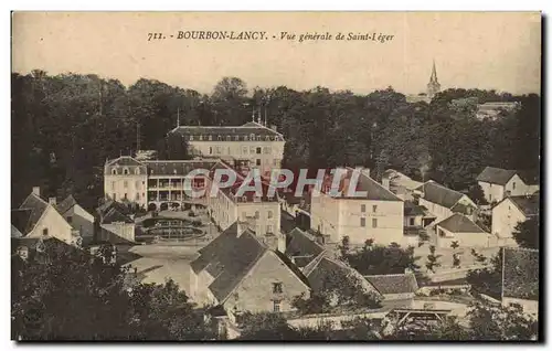 Bourbon Lancy Cartes postales Vue generale de Saint Leger