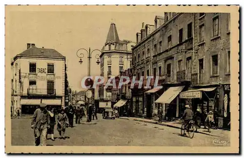 Montceau les Mines Cartes postales Place de la gare