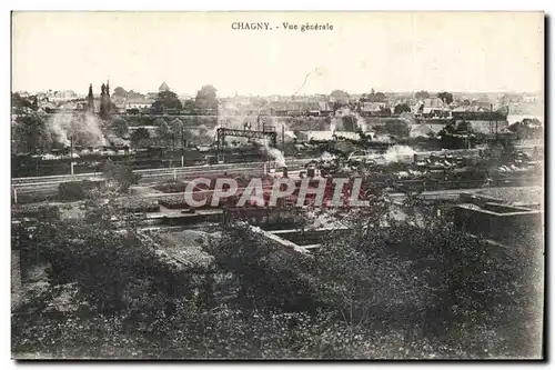 Chagny Cartes postales Vue generale (gare train)