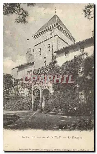 Chateau de St Point Cartes postales Le portique
