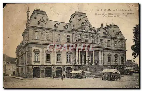 Cartes postales Autun Hotel de ville