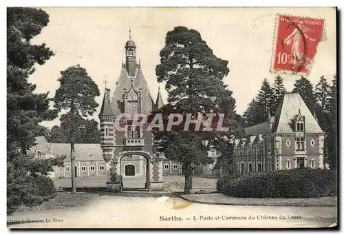 SArthe Cartes postales Porte et communs du chateau du Luart