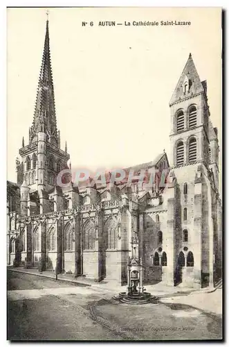 Autun Cartes postales La cathedrale Saint Lazare