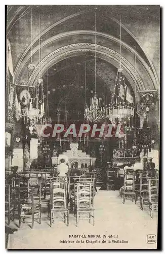 Paray le Monial Cartes postales Interieur de la chapelle de la Visitation
