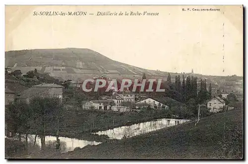 St Sorlin les Macon Cartes postales Distillerie de la Roche Vineuse