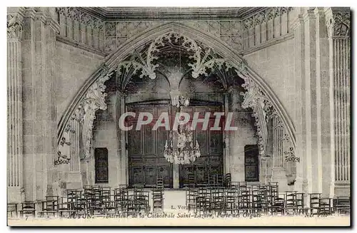 Autun Ansichtskarte AK Interieur de la cathedrale Saint Lazare Porte des orgues