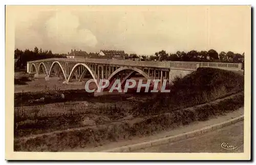 Bourbon Lancy Ansichtskarte AK Le pont du Fourneau