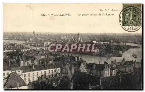Chalon sur SAone Cartes postales Vue panoramique de St Laurent