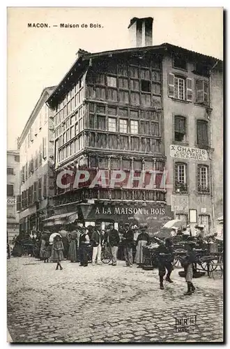 Macon Cartes postales Maison de bois