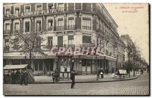 Cartes postales Chalon sur Saone Le grand cafe