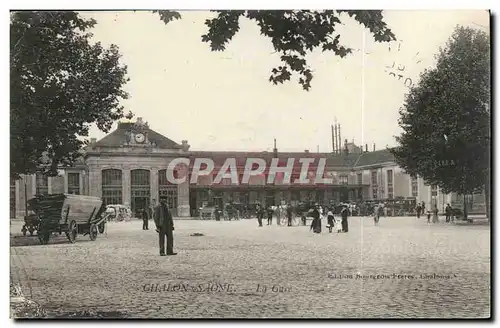 Cartes postales Chalon sur Saone La gare