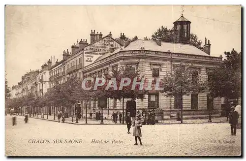 Cartes postales Chalon sur Saone Hotel des Postes