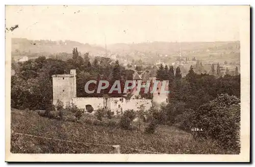 Cartes postales Couches les Mines Vue generale et chateau de MArguerite de Bourgogne