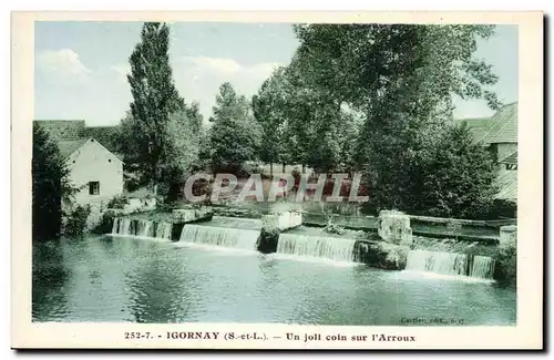 Cartes postales Igornay Un joli coin sur l&#39Arroux