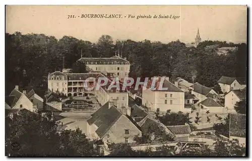 Cartes postales Bourbon lancy Vue generale de Saint leger