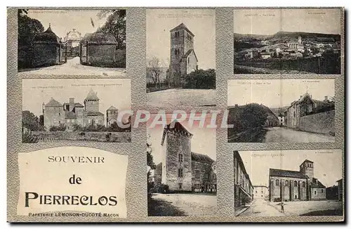Cartes postales Souvenir de Pierreclos