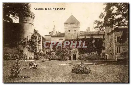 Cartes postales Chateau de Saint point