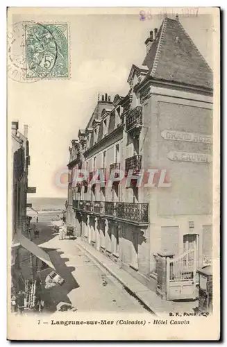 Langrune sur Mer Cartes postales Hotel Cauvin