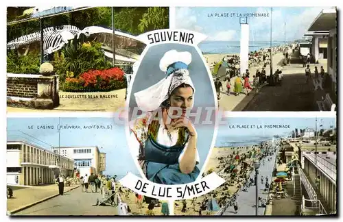 Luc sur Mer Cartes postales Souvenir (baleine casino)