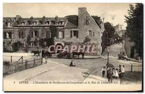 Dives Cartes postales L'hostellerie de Guillaume le Conquerant et la rue de Lisieux