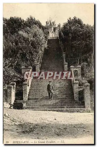 Houlgate Cartes postales Le grand escalier