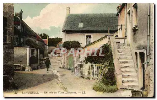 Langrune Cartes postales un coin du vieux Langrune