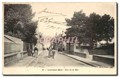 Luc sur Mer Cartes postales Rue de la mer