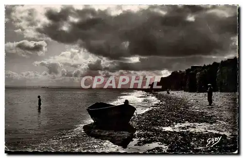 Saint Aubin sur Mer Ansichtskarte AK Contre jour sur les falaises