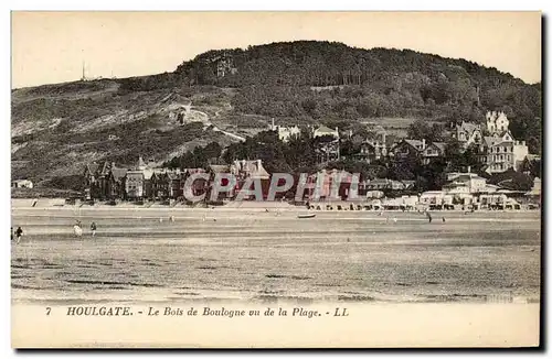 Houlgate Ansichtskarte AK Le bois de Boulogne vu de la plage