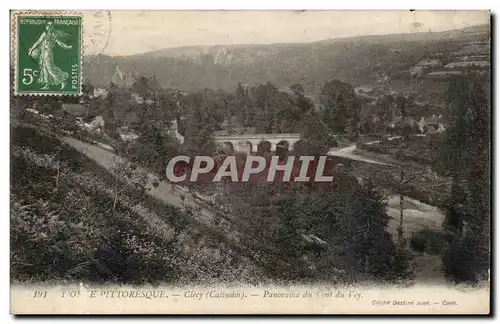 Orne Cartes postales Clecy Panorama du pont du Very