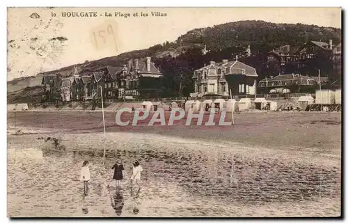 Houlgate Cartes postales La plage et les villas