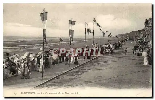 Cartes postales CAbourg La promenade en mer