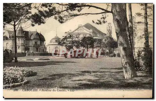 Cartes postales CAbourg Jardins du casino