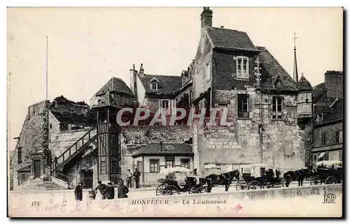 Cartes postales Honfleur la lieutenance