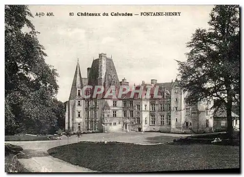 Chateau de Calvados - Fontaine Henry - Ansichtskarte AK