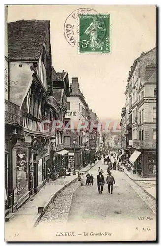 Lisieux - La Grande Rue - Cartes postales