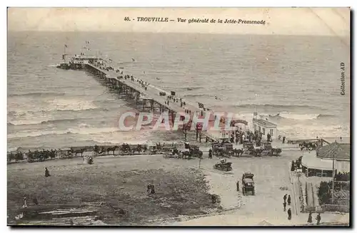 Trouville - Vue Generale de la Jetee Promenade - Cartes postales