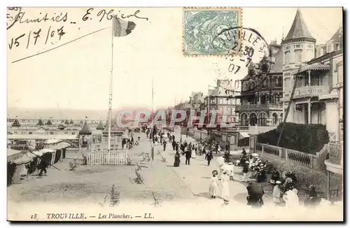 Deauville - Les Planches Cartes postales